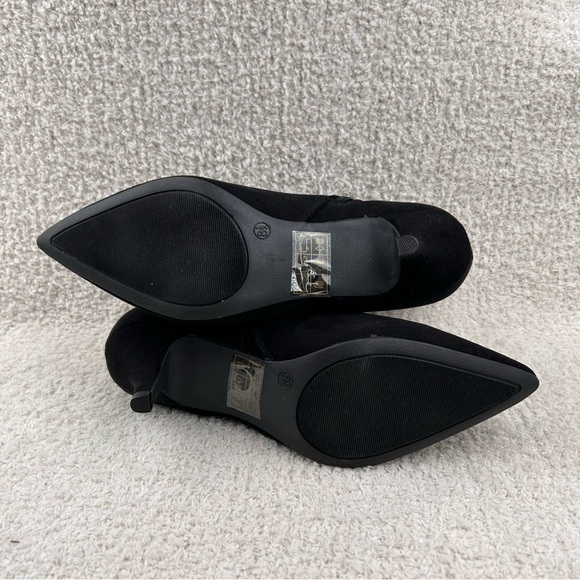 Journee Collection Boots Womens 8.5 Black Kitten Heel Side Zip Pointed Toe‎ - Picture 11 of 12